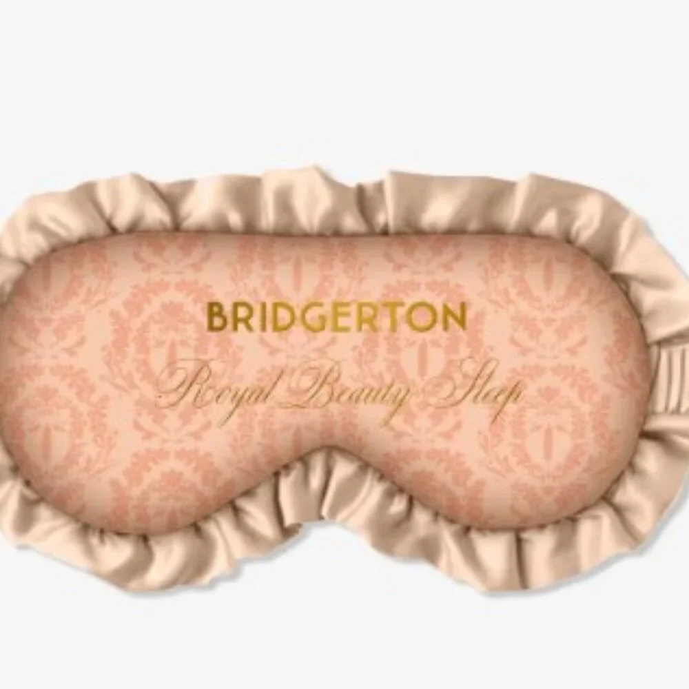 NEW Bridgerton Satin Eye Mask in Blush Pink